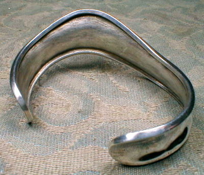 Mexican STERLING Cuff MODERNE - Hand Made -