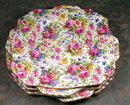 ROYAL WINTON Summertime CHINTZ Square PLATE - 7 inch -