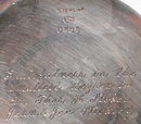 STERLING Repousse VASE AG Schultz - ANTIQUE -