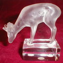 LALIQUE Crystal DEER Fawn Figurine - FRANCE -
