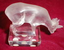 LALIQUE Crystal DEER Fawn Figurine - FRANCE -
