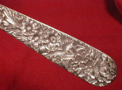 KIRK Sterling REPOUSSE Berry SPOON - 9.25 inch -