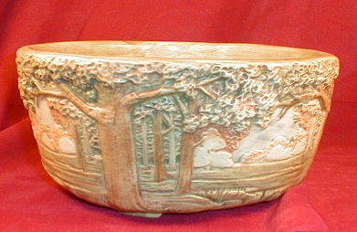 WELLER Forest Bowl Ferner 1920s - ANTIQUE -