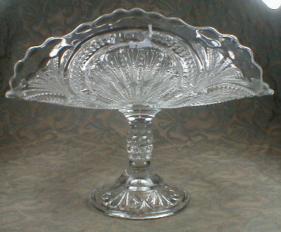 BANANA Stand EAPG Pressed Glass - Antique -
