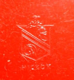 HICKOK Plastic BOX Buck & Doe, RED - VINTAGE -