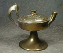 Unusual Brass Lamp WRK Austria. No Genii.