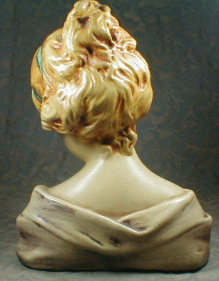 CHALKWARE Painted Bust - GIRL -