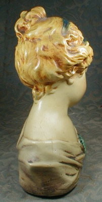 CHALKWARE Painted Bust - GIRL -