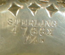 STERLING Pierced COMPOTE Bonbon Dish - ANTIQUE -