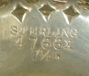 STERLING Pierced COMPOTE Bonbon Dish - ANTIQUE -