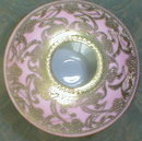 NIPPON Moriage HAIR Receiver HAND PAINTED 3-legs