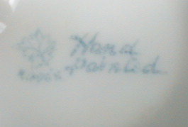 NIPPON Moriage HAIR Receiver HAND PAINTED 3-legs
