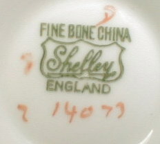 Shelley PAISLEY HENLEY - Cup and Saucer -