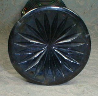 Ripple CARNIVAL Glass VASE Amethyst - IMPERIAL Glass Co. -