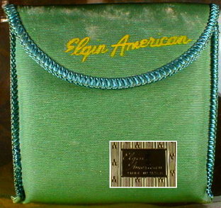 Elgin American Compact - Brushed Gold + Pouch -