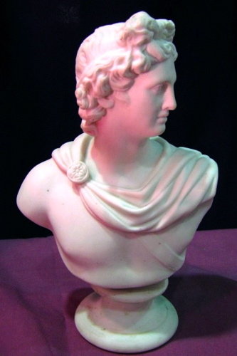 PARIAN Apollo Belvedere Bust - BEVINGTON England -