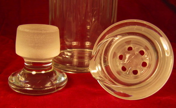 HEISEY Cocktail SHAKER - Strainer & Stopper - VINTAGE
