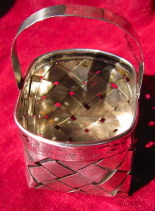 Cartier STERLING Silver Basket
