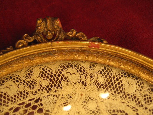 APOLLO Lace Insert Vanity Tray - ANTIQUE -