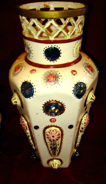 Amphora Art Pottery Vases - PAIR -