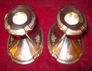 Community GROSVENOR Silver Plate Candle Holders - PAIR -