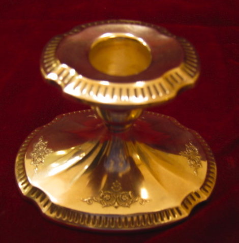 Community GROSVENOR Silver Plate Candle Holders - PAIR -