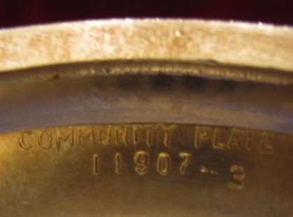 Community GROSVENOR Silver Plate Candle Holders - PAIR -