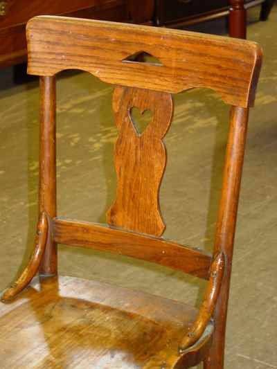 Antique Solid Oak Chair