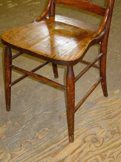 Antique Solid Oak Chair
