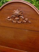 Antique Victorian Solid American Black Walnut Full Size Bed