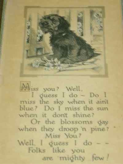BUZZA Framed Black Scottish Terrier Poem Print