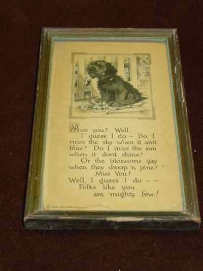 BUZZA Framed Black Scottish Terrier Poem Print