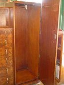Camerons of Perth Scottish Burled Walnut Princess Wardrobe