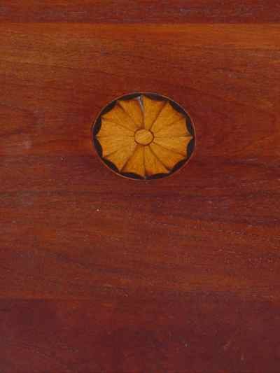 Antique Solid Mahogany Tilt-Top Table with Ball & Claw Feet