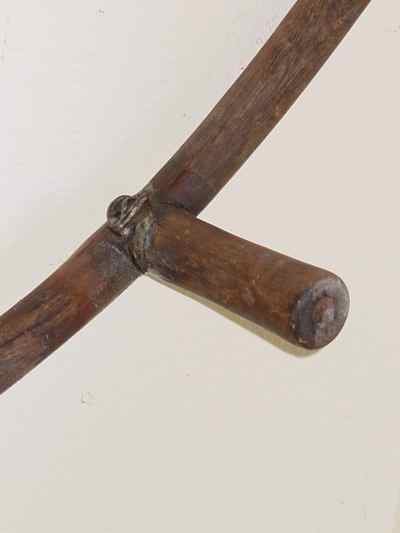 Antique Iron & Wood Sickle