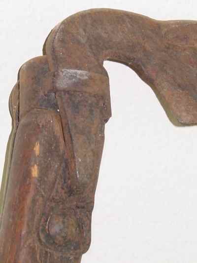 Antique Iron & Wood Sickle