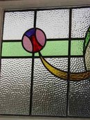 Multicolor Amulet Swag Antique Stained Glass