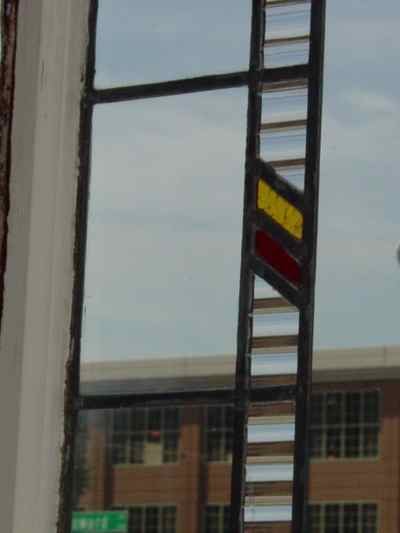 Reeded Elliptical Antique Stained Glass