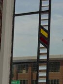 Reeded Elliptical Antique Stained Glass