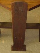Antique Arts & Crafts Mission Style Octagonal Top Solid Oak Stand