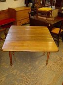 Antique Solid Ash Drop Leaf Table
