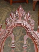 Antique Victorian Solid American Black Walnut Parlor Chair