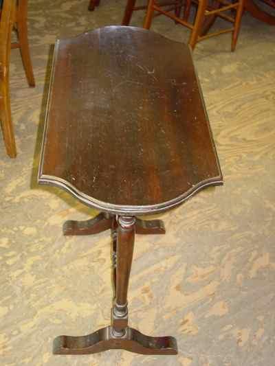 Antique Solid Mahogany Occasional Table