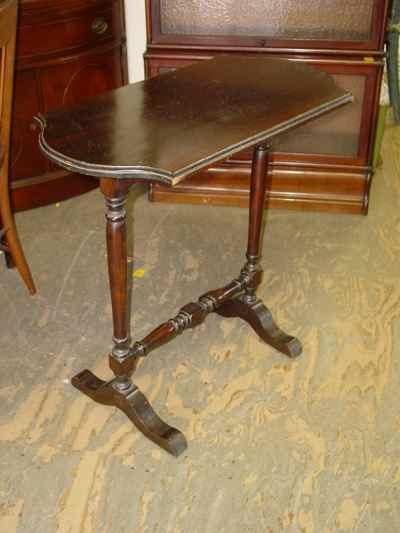 Antique Solid Mahogany Occasional Table