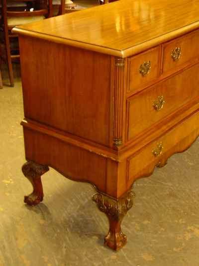 Solid Mahogany Lowboy Chest