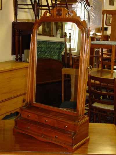 Solid Mahogany Dressing Mirror