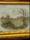 The Path Home Antique Original Pastel on Paper
