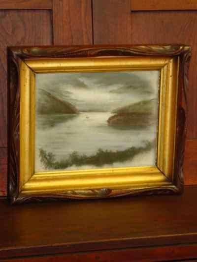 The Coming Storm Antique Original Pastel on Paper