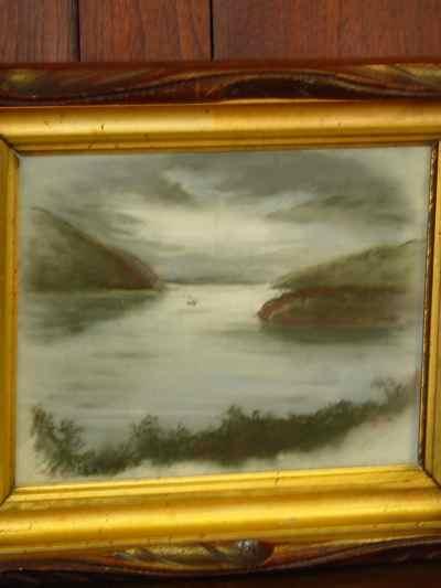 The Coming Storm Antique Original Pastel on Paper