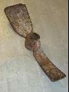 Pair of Antique Hand Forged Iron Hoe Heads
